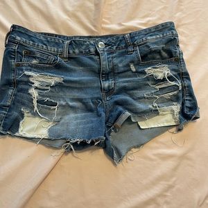 American eagle shortie shorts